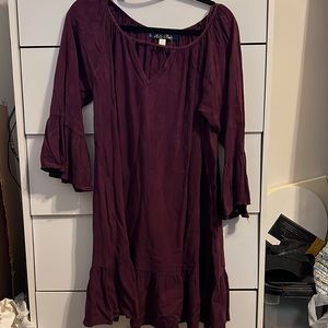 NEW WITH TAGS maroon knee length dress